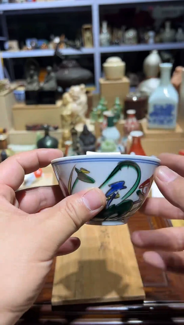 瓷片604...脚趾右主人杯1只