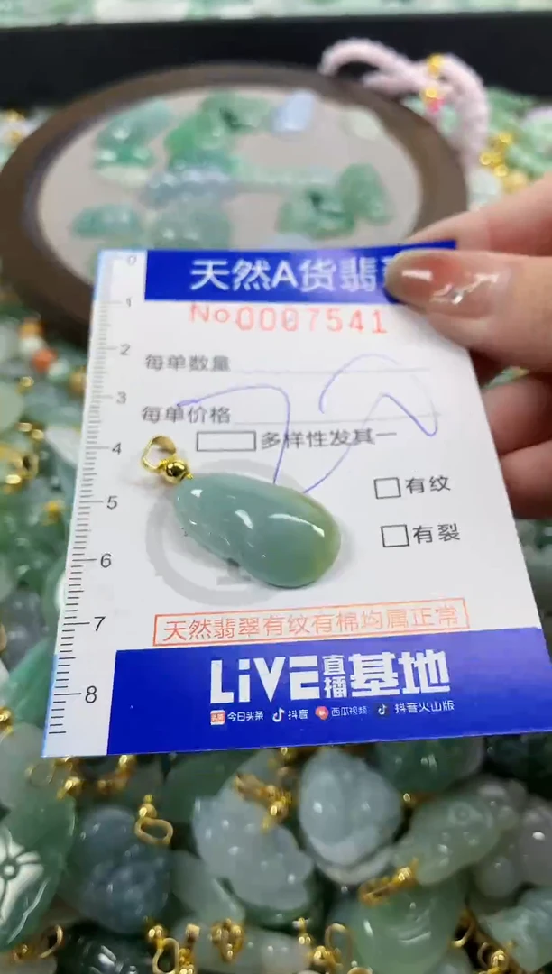 颈饰未镶嵌翡翠天然A货翡翠