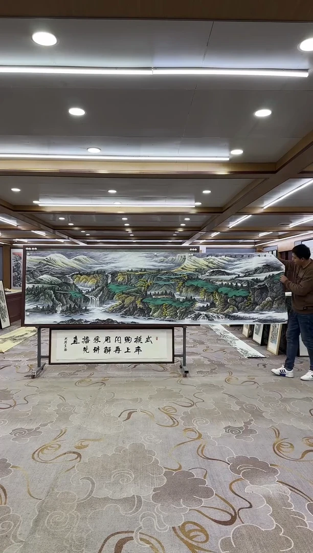 【闪购商品】绘画1张伦玉-小丈二-山水国画