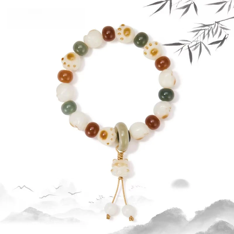 S044精品手串（无礼盒 ）福运猫爪菩提