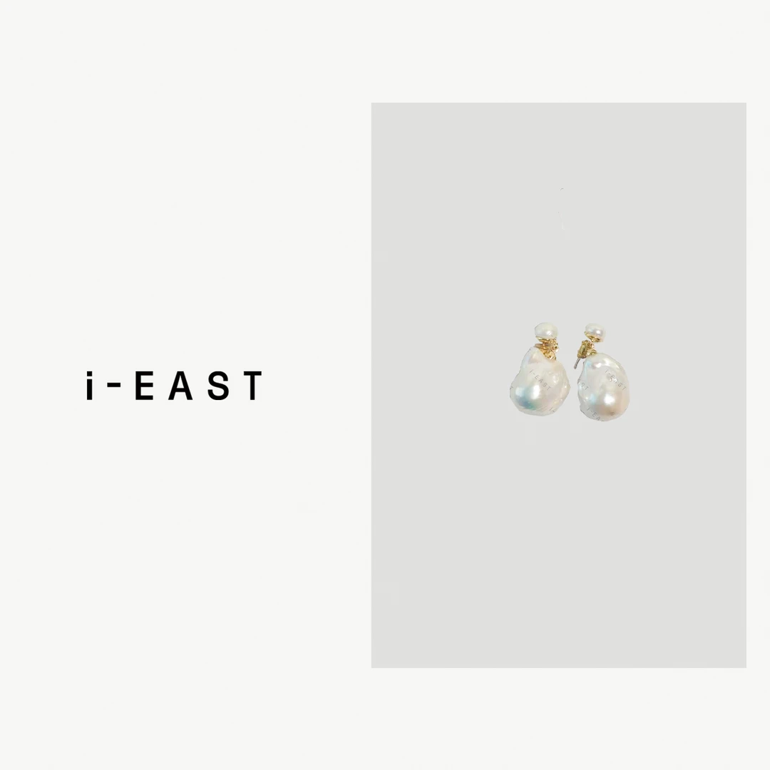 钛钢耳饰 i-EAST 小众高级感菱形百搭耳环-4D PS7680