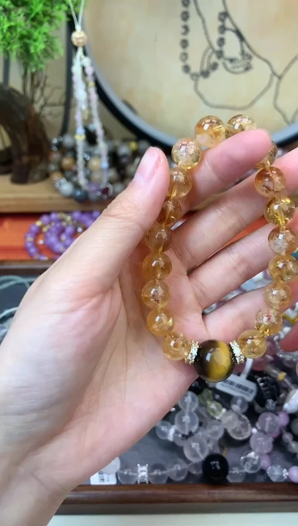 【闪购商品】黄晶手链未镶嵌461手串