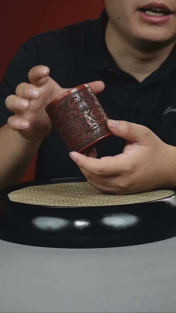 茶壶紫砂鸡血大红袍 闻香杯