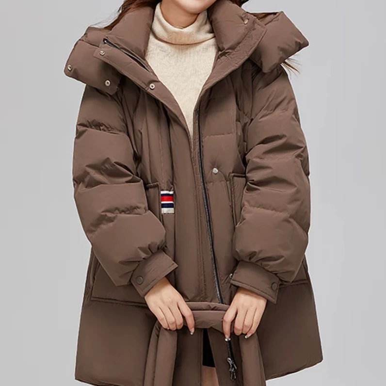 带包女款时尚轻奢羽绒服加厚休闲冬季8185