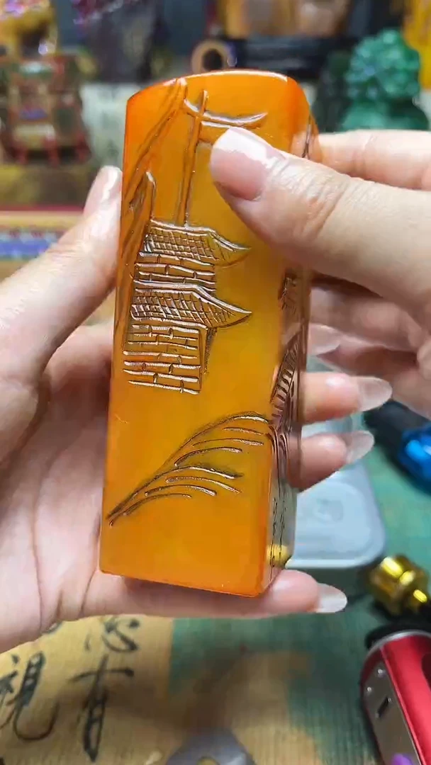 寿山石印石天然寿山石的纂刻石料111