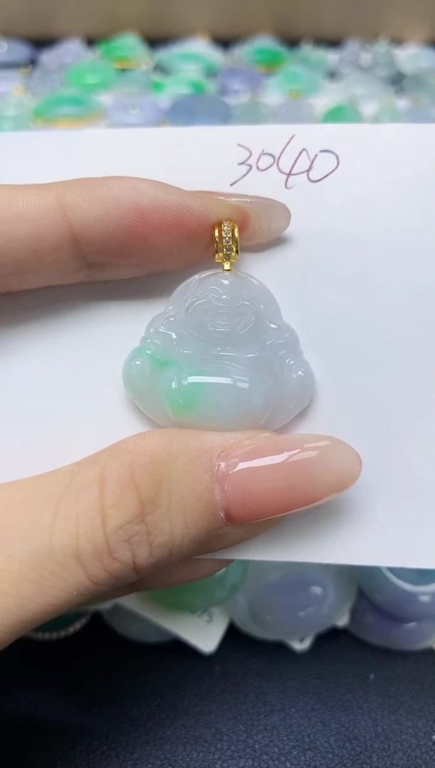 翡翠未镶嵌颈饰 天然缅甸翡翠A货