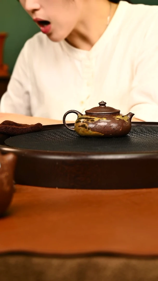 茶壶紫砂0100紫砂石乐老师制作寒江