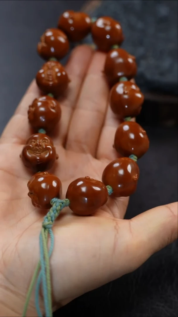 手串/手链橄榄核九林核雕文玩作品