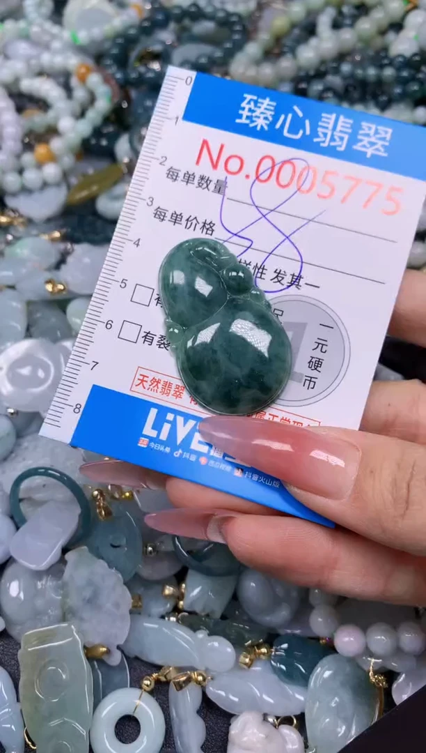 【闪购商品】翡翠颈饰未镶嵌含绳0005775
