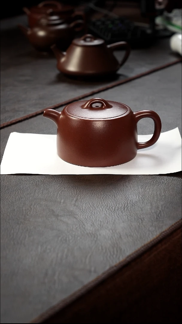茶壶紫砂壶·16底槽清井栏200cc