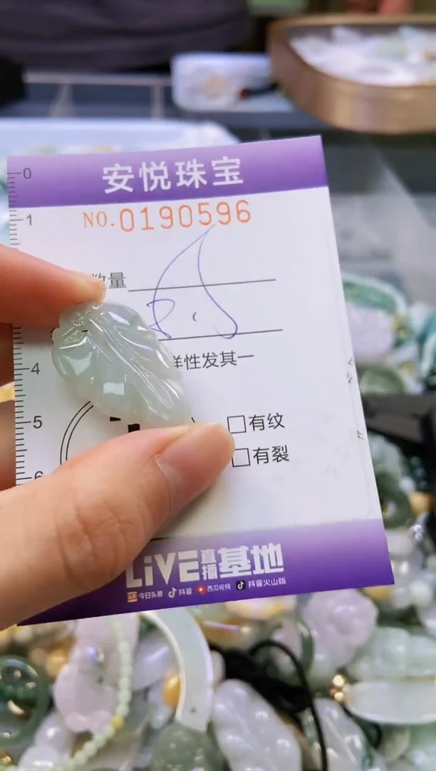 翡翠未镶嵌颈饰闪购0190596