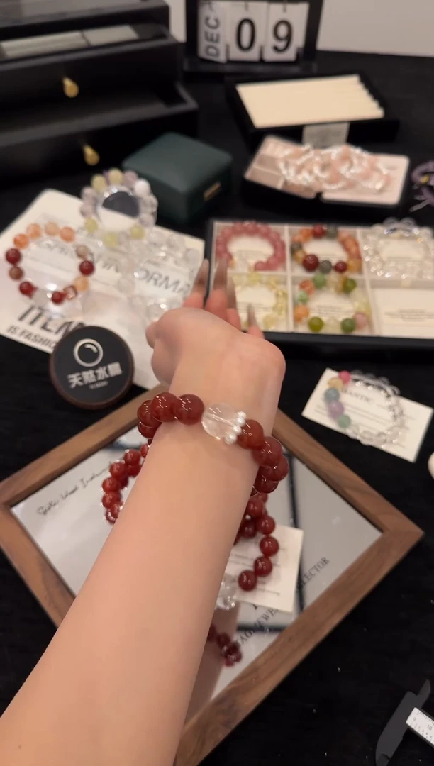 未镶嵌手链水晶圣诞限定x3458