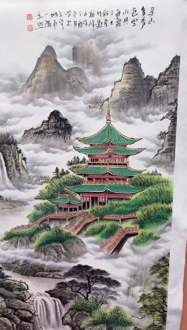 国画师立照老师国画作品