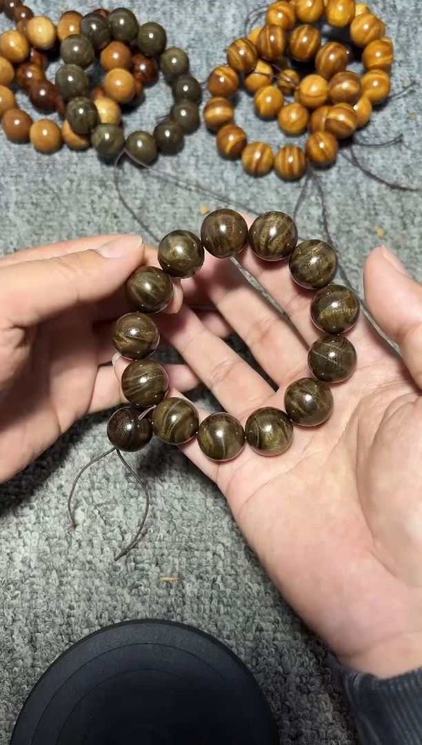 金丝楠手串/手链阴沉金丝楠1.8龙胆纹380