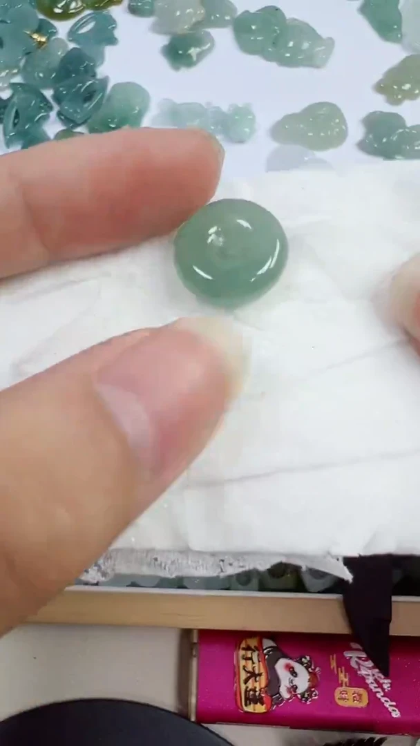 散珠翡翠342号链接，A货翡翠