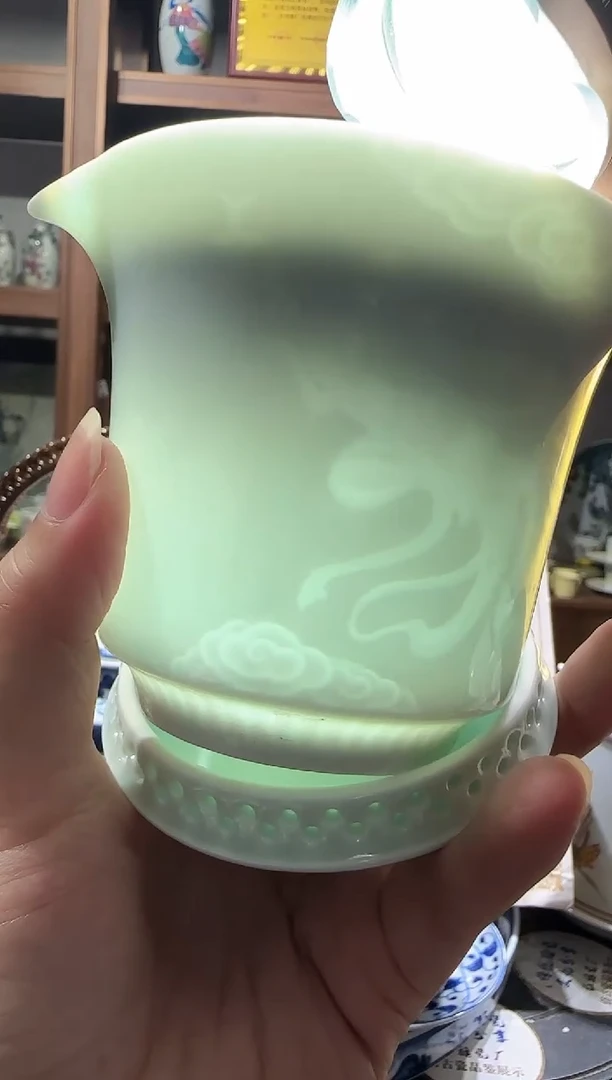 其他 B433景德镇制陶瓷公道杯一件