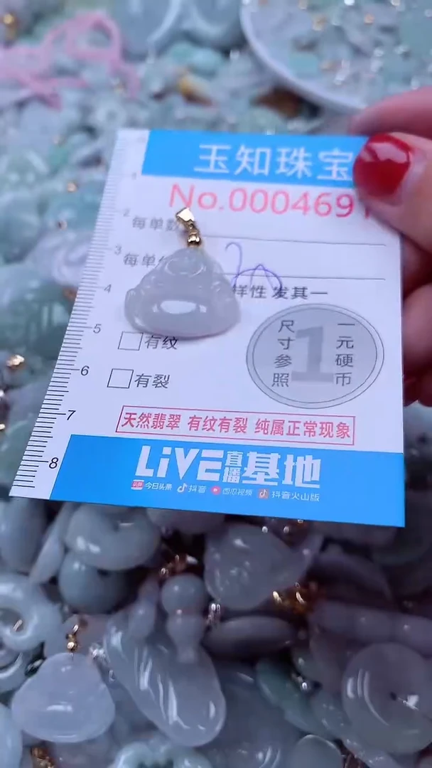 吊坠(不含链)未镶嵌翡翠4691