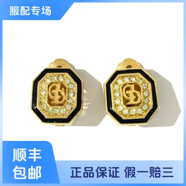 妃鱼/迪奥/合金/耳夹/95新/沐六28