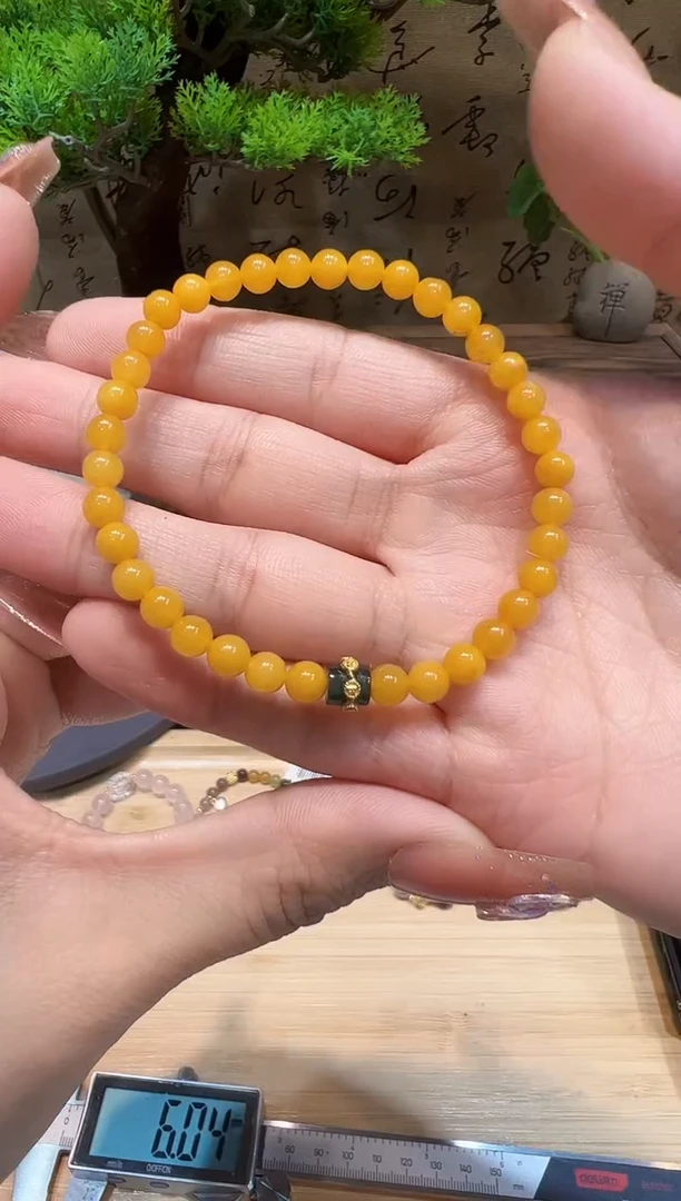 未镶嵌琥珀手串手饰@@