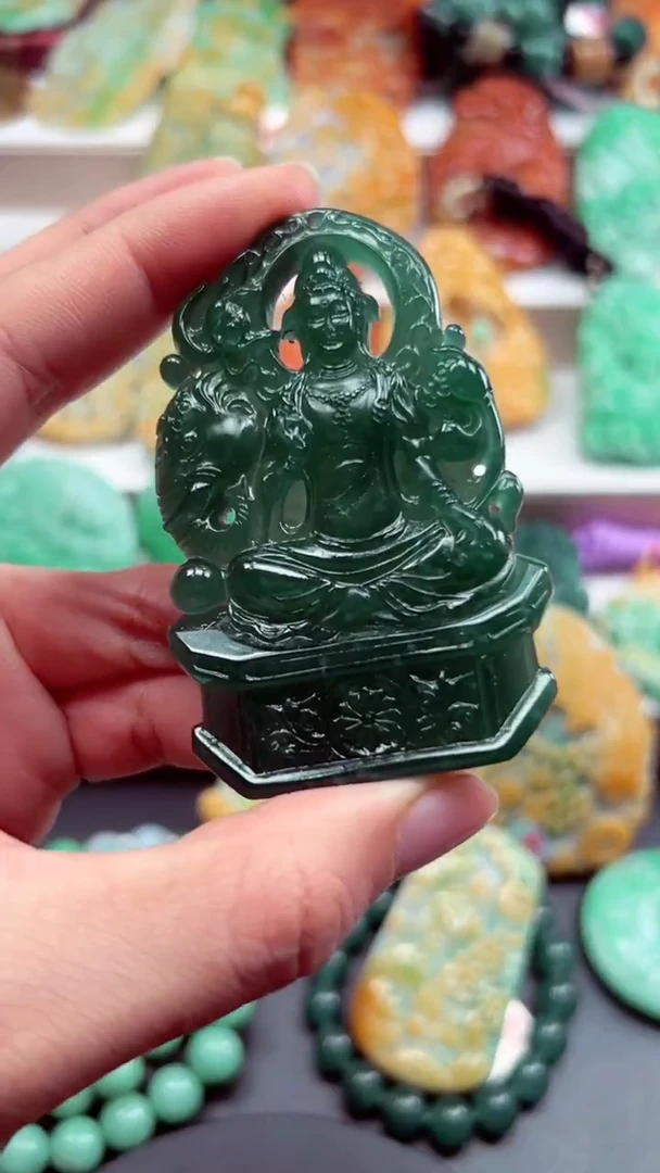 吊坠(不含链)未镶嵌翡翠天然翡翠