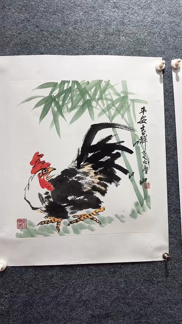 国画李火庆/国画/花鸟