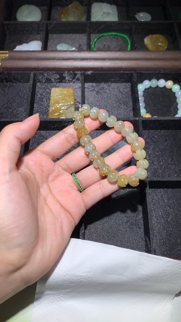 未镶嵌定制翡翠栀***~-毛货不退不换-