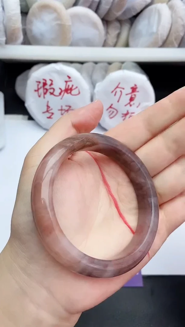 未镶嵌手镯石英质玉瑕疵24+57/58