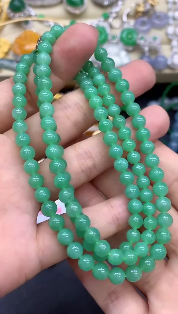 颈饰未镶嵌翡翠384-中国好珍宝