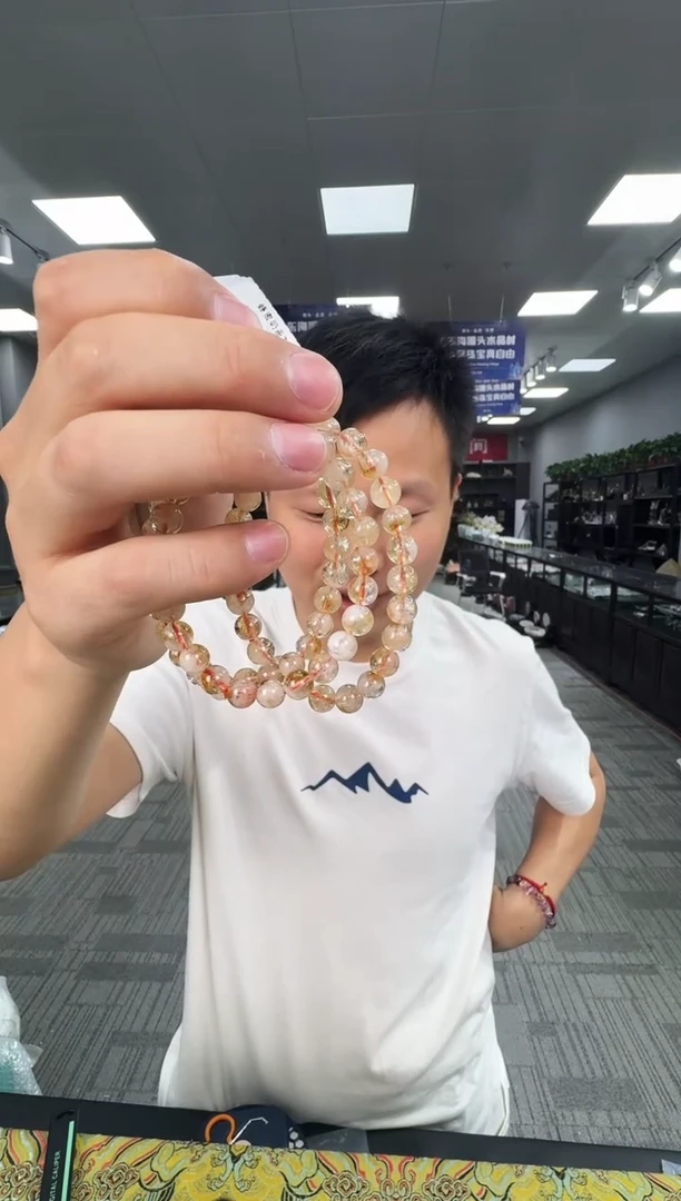 水晶手链未镶嵌6677CK 约7mm多样式发一件