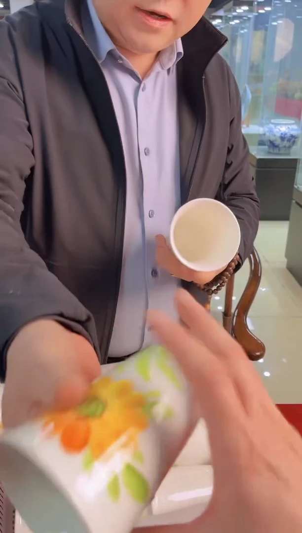 摆件陶瓷景德镇现代陶瓷流水4