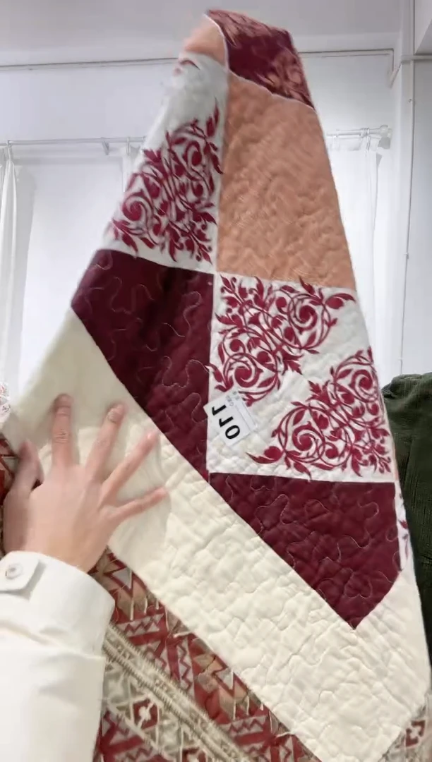 棉200*230纯棉床盖100号微瑕