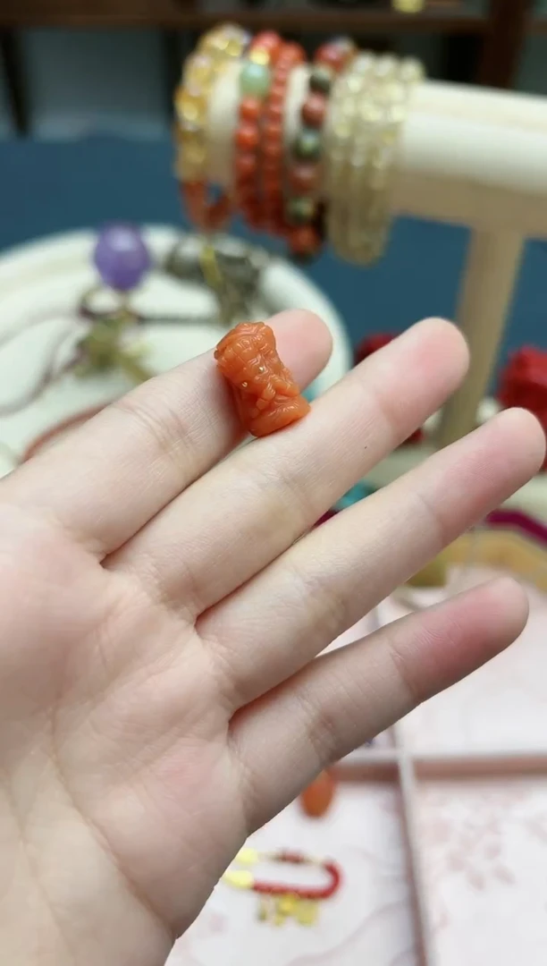 【闪购商品】南红玛瑙配饰未镶嵌南红扎基配饰*1 GW