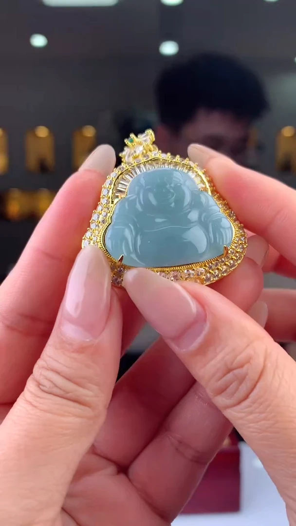 【闪购商品】翡翠颈饰未镶嵌天然A货翡翠（拍一发二)