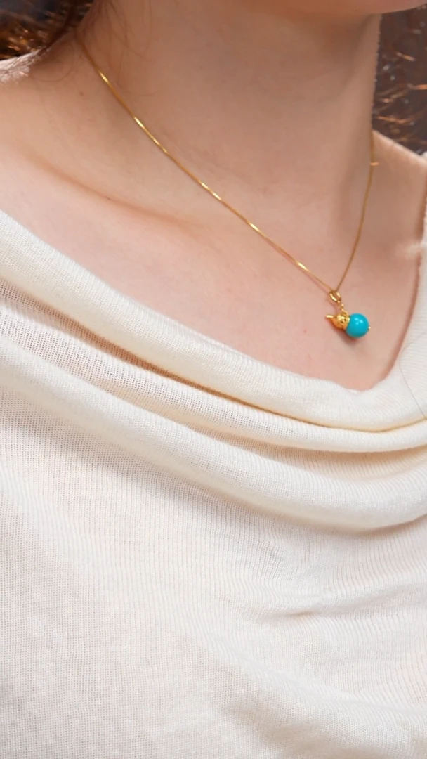 未镶嵌绿松石颈饰多样性发货