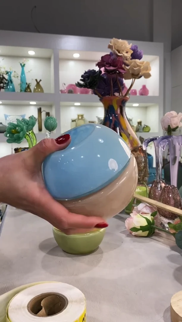 慕忆家手作琉璃花瓶