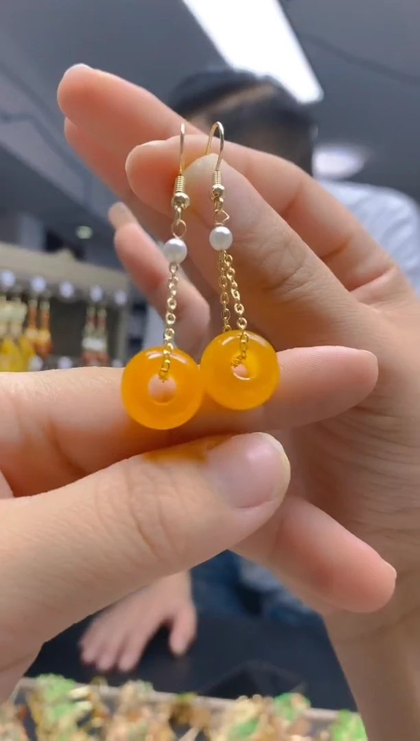 【闪购商品】玛瑙/玉髓耳饰合金29玛瑙饰品