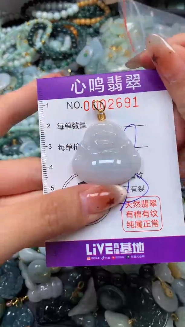 翡翠未镶嵌颈饰闪购002691