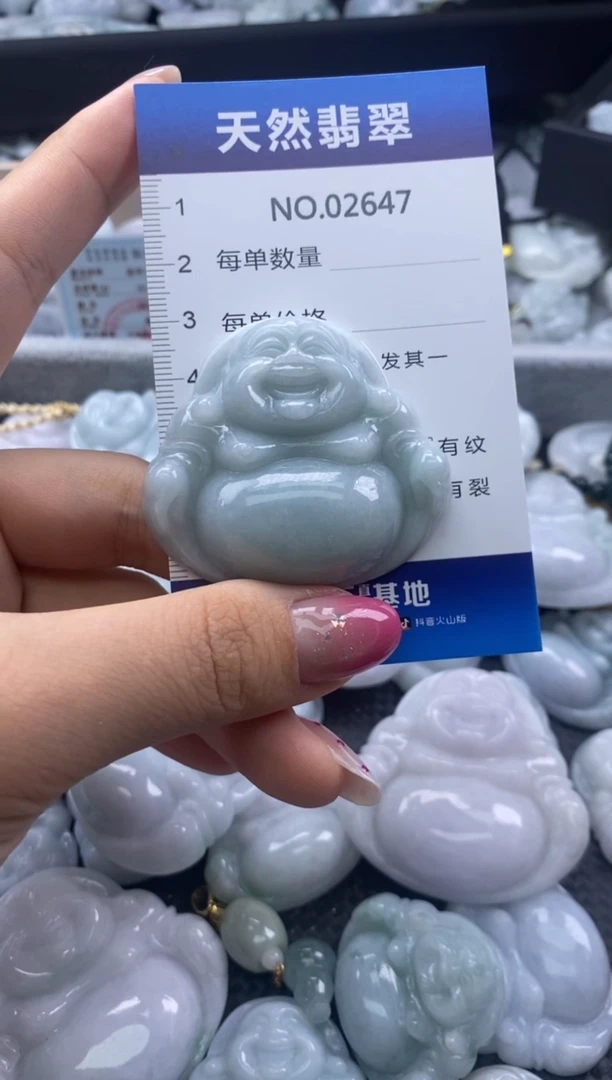 翡翠未镶嵌颈饰缅甸A货翡翠02647