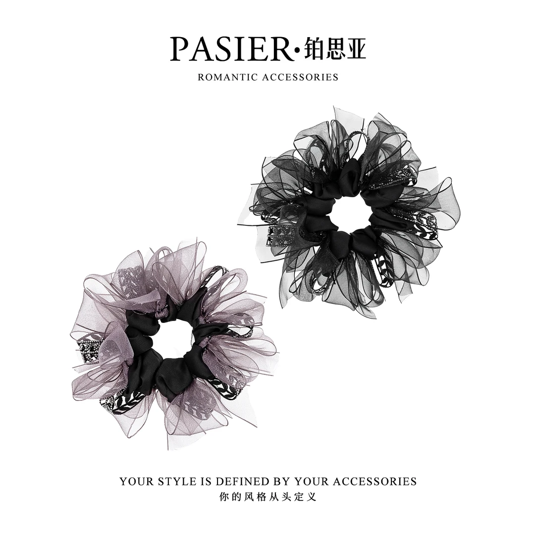 铂思亚 穗穗平安 8簇蝴蝶结优雅日常发圈思思专属  CC1778