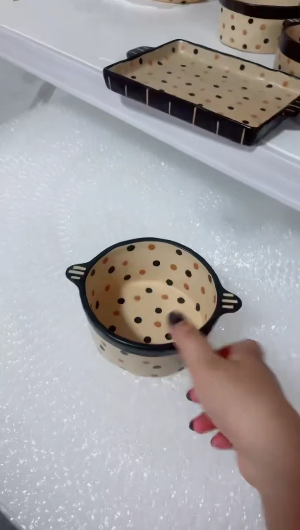 陶瓷点点碗【十里高温釉下彩陶瓷】