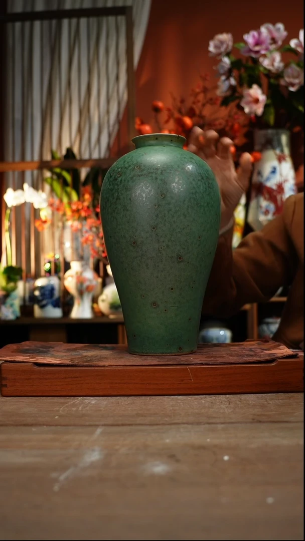 当代景德镇设计师釉下手绘陶瓷花瓶