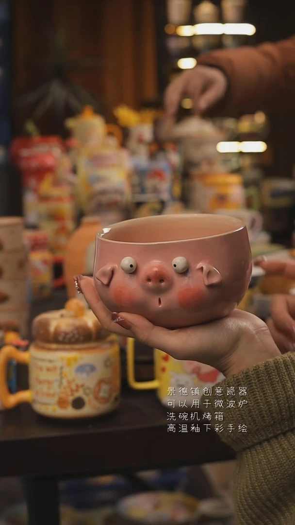 景德镇釉下彩绘设计师款式陶瓷