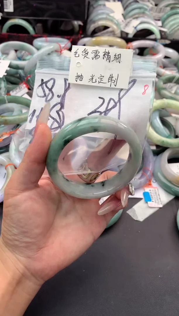 【闪购商品】定制翡翠未镶嵌毛货需精细抛光+多人