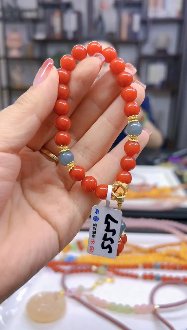 【闪购商品】南红玛瑙手链未镶嵌S557