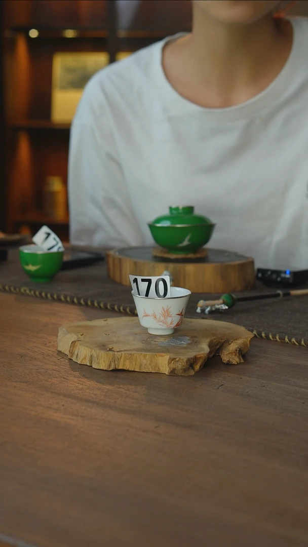 包银梵红竹影杯..170