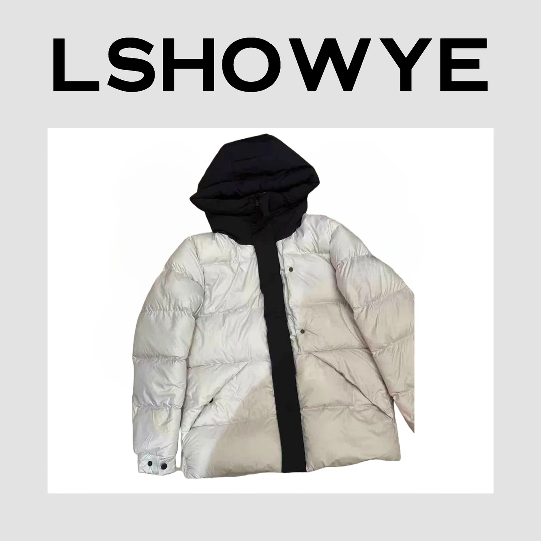 LSHOWYE｜拼色连帽贴标羽绒服9058-1