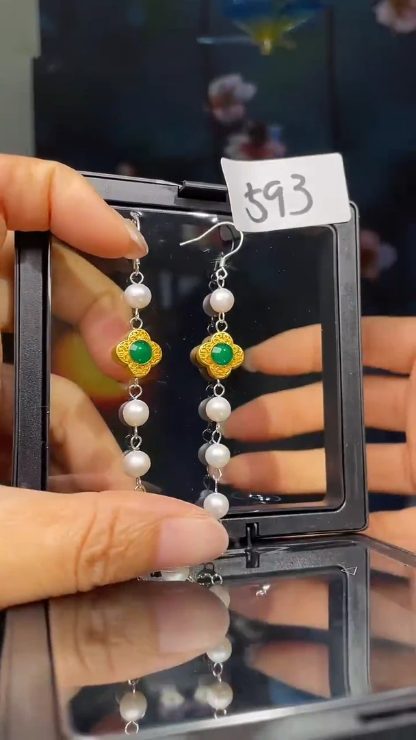 未镶嵌耳饰淡水珍珠喜欢拍