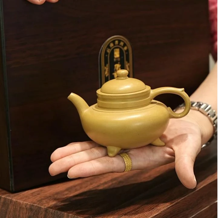 慕子-文化——《宫廷普洱熟茶礼盒装》+黄金段古有傲雪