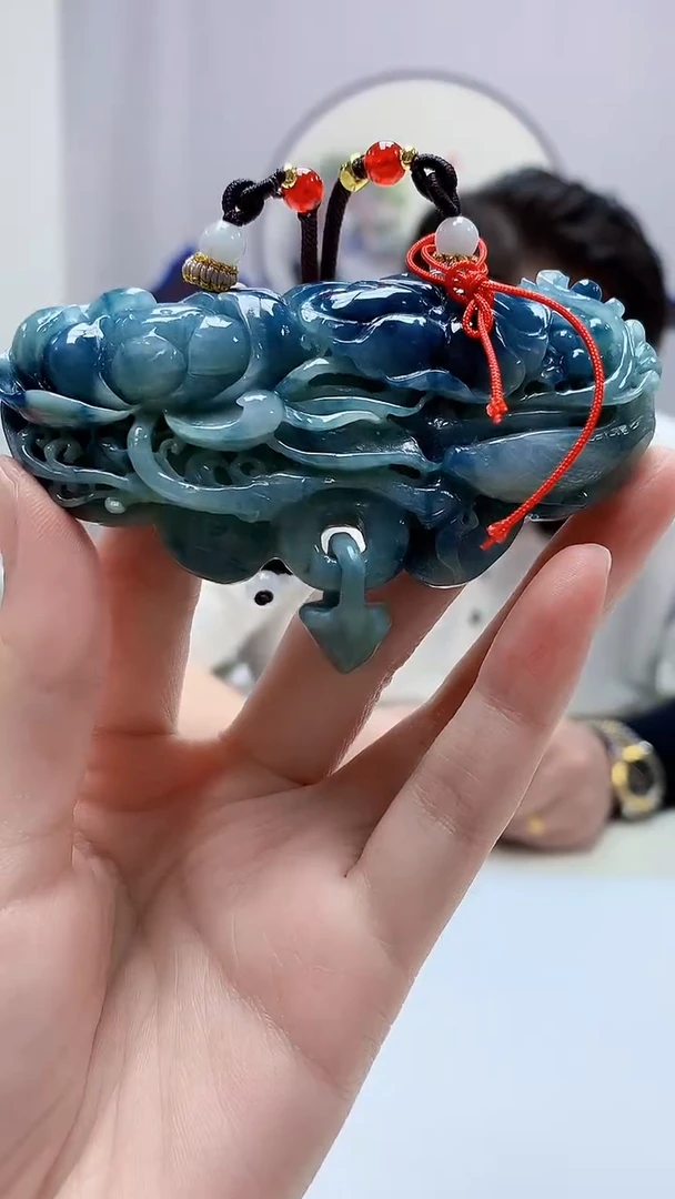 定制翡翠未镶嵌5060zm-毛货挂件178