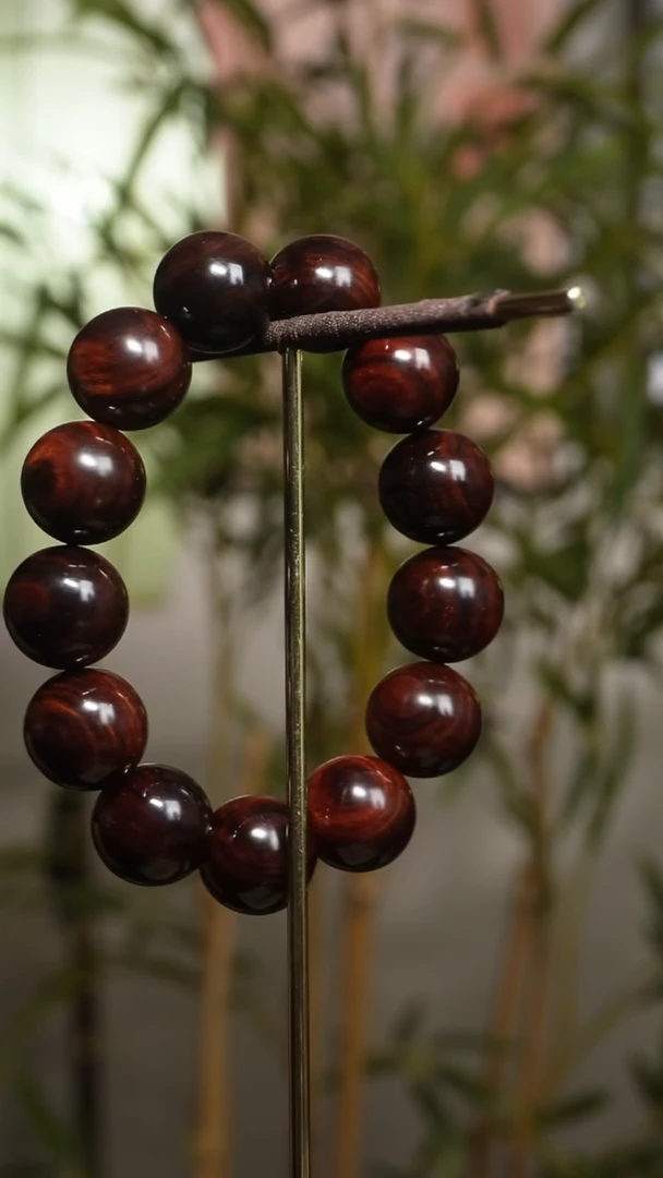 手串/手链黄花梨/降香黄檀海南黄花梨1.8cm铁矿料